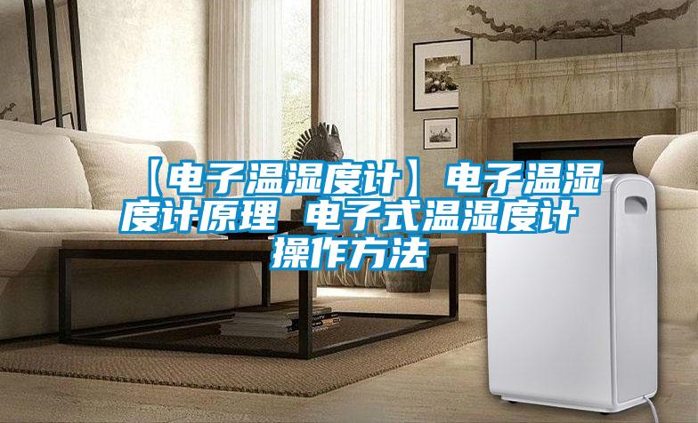 【電子溫濕度計】電子溫濕度計原理 電子式溫濕度計操作方法