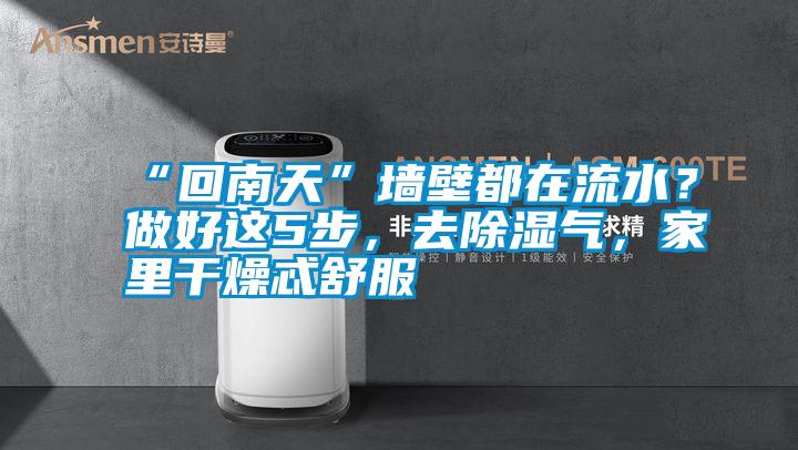 “回南天”墻壁都在流水？做好這5步，去除濕氣，家里干燥忒舒服