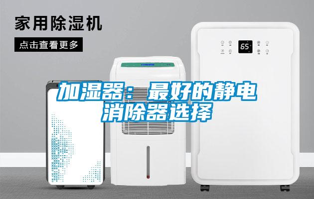 加濕器:最好的靜電消除器選擇