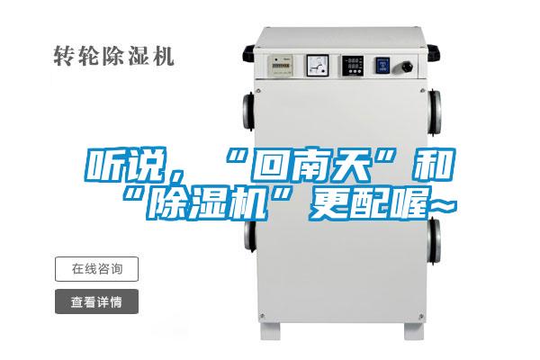 聽說,“回南天”和“除濕機”更配喔~