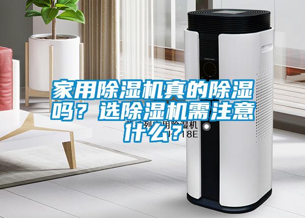 家用除濕機真的除濕嗎?選除濕機需注意什么?