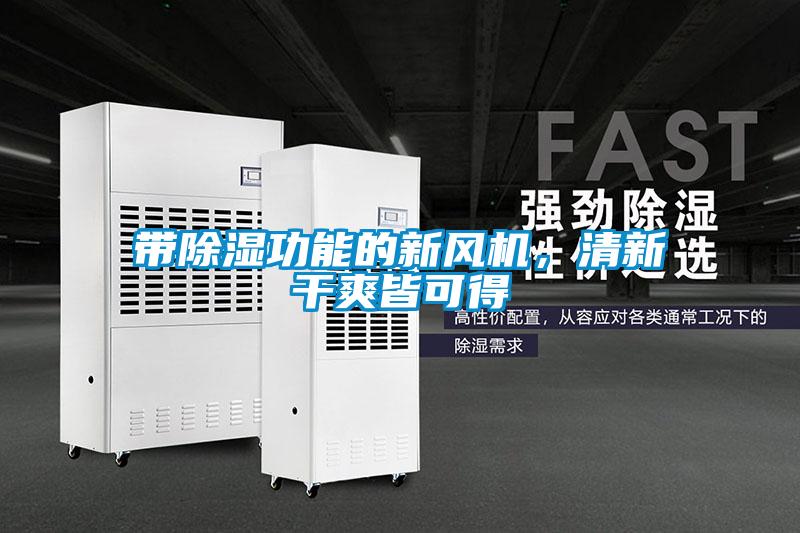 帶除濕功能的新風機,清新干爽皆可得