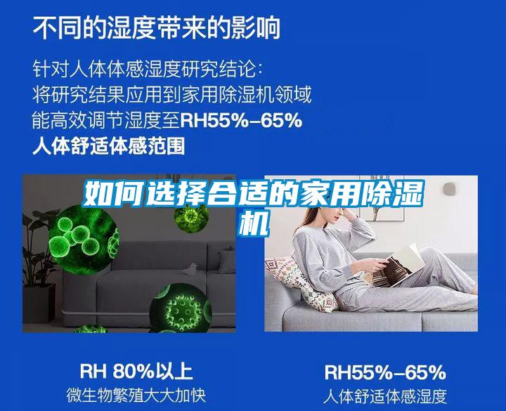 如何選擇合適的家用除濕機