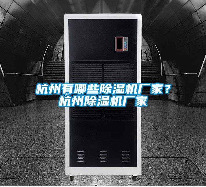 杭州有哪些除濕機廠家?杭州除濕機廠家