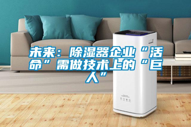 未來:除濕器企業“活命”需做技術上的“巨人”