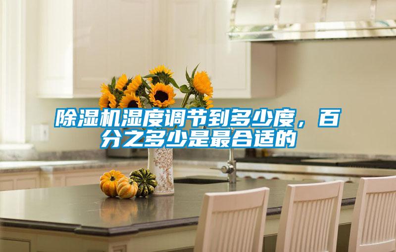 除濕機濕度調節到多少度,百分之多少是最合適的