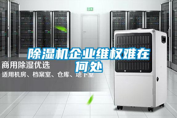 除濕機企業維權難在何處