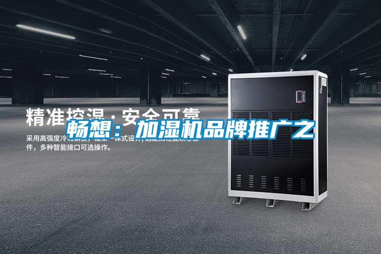 暢想:加濕機品牌推廣之