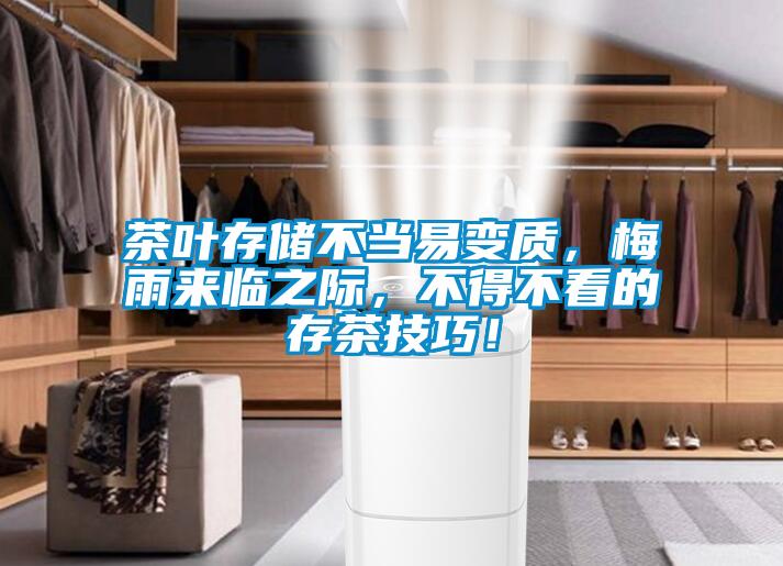茶葉存儲不當易變質，梅雨來臨之際，不得不看的存茶技巧！