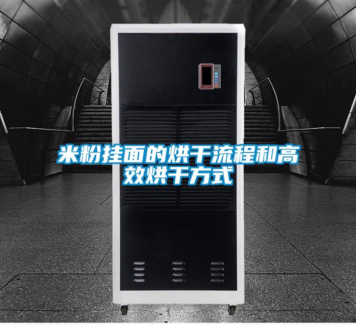 米粉掛面的烘干流程和高效烘干方式