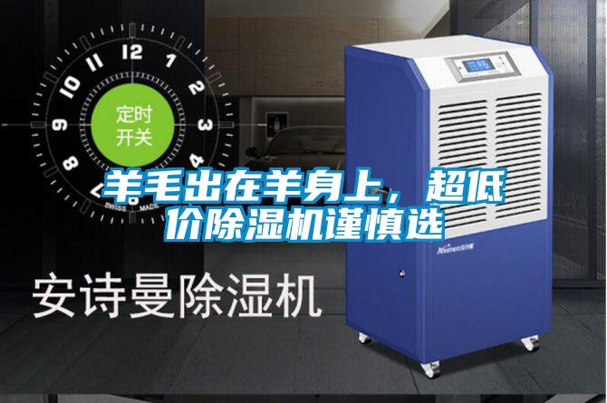 羊毛出在羊身上,超低價除濕機謹慎選