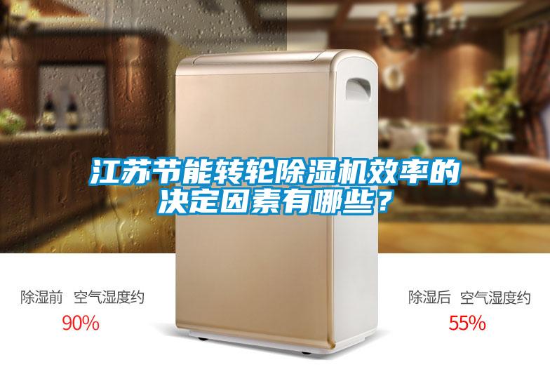 江蘇節能轉輪除濕機效率的決定因素有哪些?