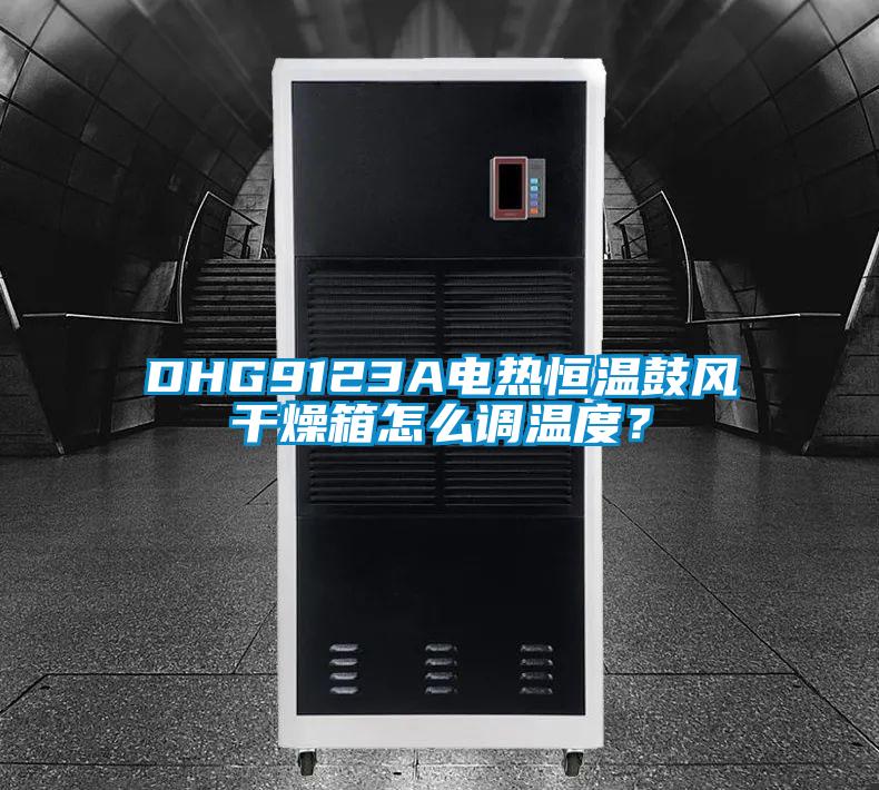 DHG9123A電熱恒溫鼓風干燥箱怎么調溫度?