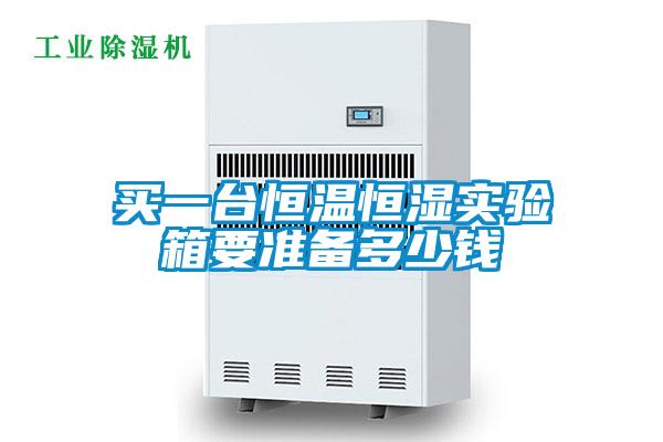 買一臺恒溫恒濕實驗箱要準備多少錢
