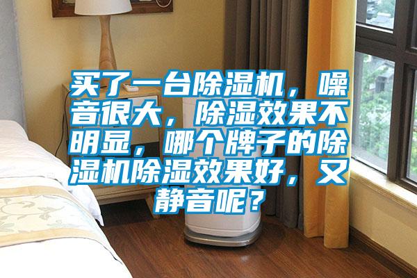 買了一臺除濕機,噪音很大,除濕效果不明顯,哪個牌子的除濕機除濕效果好,又靜音呢?