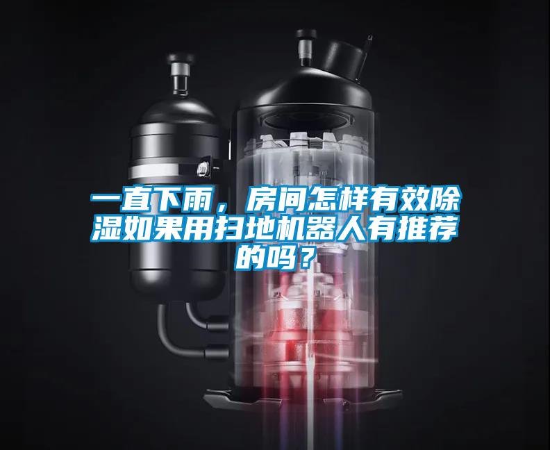 一直下雨，房間怎樣有效除濕如果用掃地機器人有推薦的嗎？