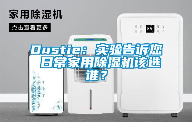 Dustie：實驗告訴您 日常家用除濕機該選誰？