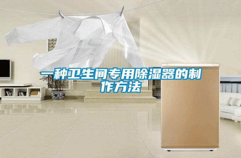 一種衛(wèi)生間專用除濕器的制作方法