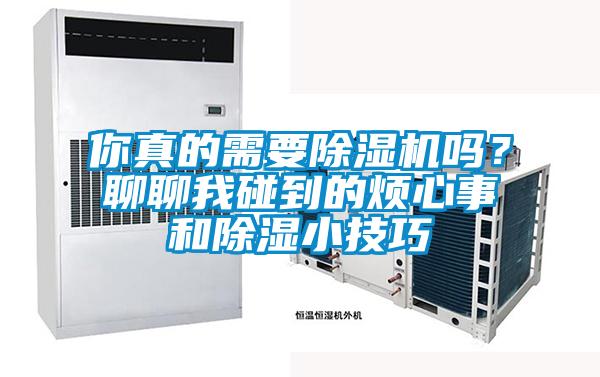 你真的需要除濕機嗎?聊聊我碰到的煩心事和除濕小技巧