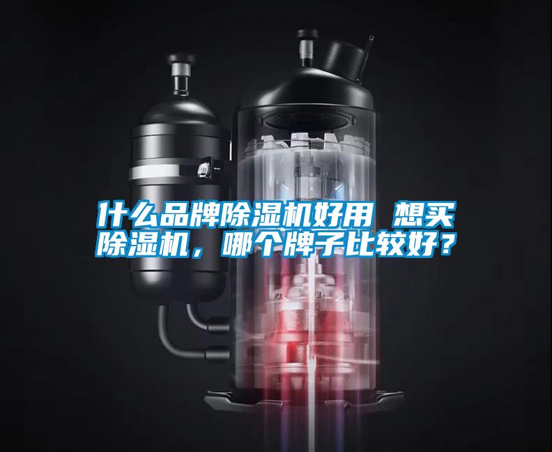 什么品牌除濕機好用 想買除濕機，哪個牌子比較好？
