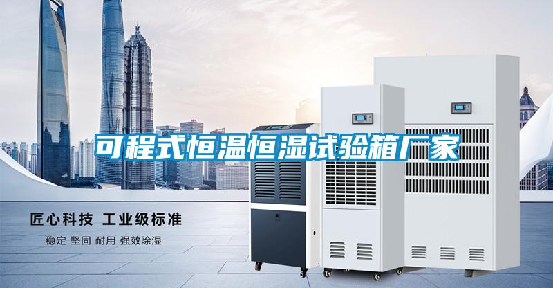 可程式恒溫恒濕試驗箱廠家