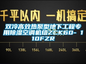 行業(yè)新聞雙冷高效熱泵型地下工程專用除濕空調(diào)機組ZCK60- 110FZR