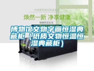 知識百科博物館文物字畫恒濕典藏柜（紙質文物恒溫恒濕典藏柜）