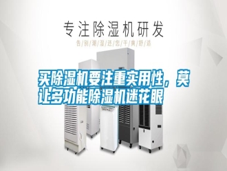 行業新聞買除濕機要注重實用性，莫讓多功能除濕機迷花眼