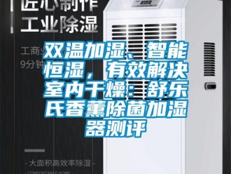 知識百科雙溫加濕、智能恒濕，有效解決室內(nèi)干燥：舒樂氏香薰除菌加濕器測評