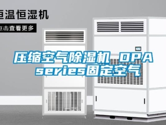 行業新聞壓縮空氣除濕機 DPA series固定空氣