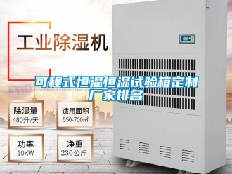 知識百科可程式恒溫恒濕試驗箱定制廠家排名